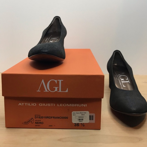 Attilio Giusti Leombruni Fancy Black Heel - Picture 3 of 4